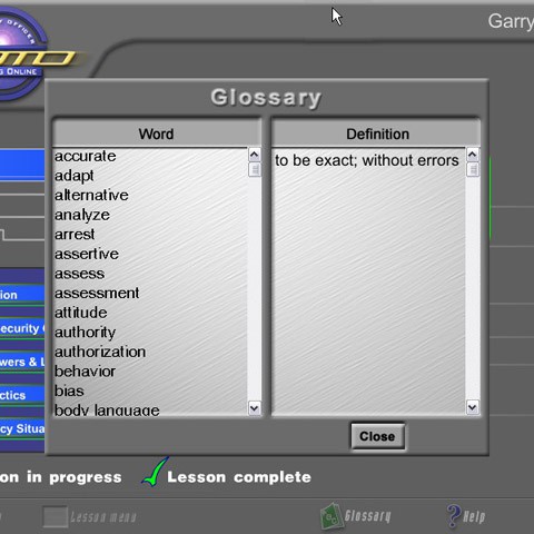 Security Training Officer Online